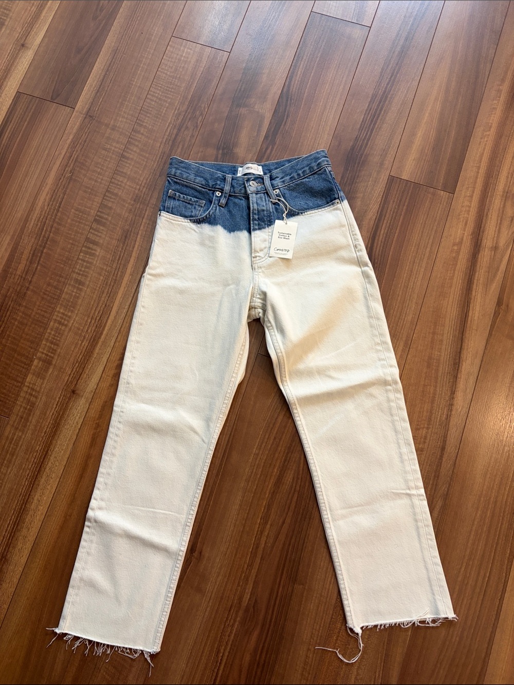 MNG Dip-Dye Ankle Jeans